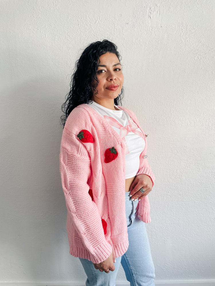 Strawberry Shortcake Cardigan
