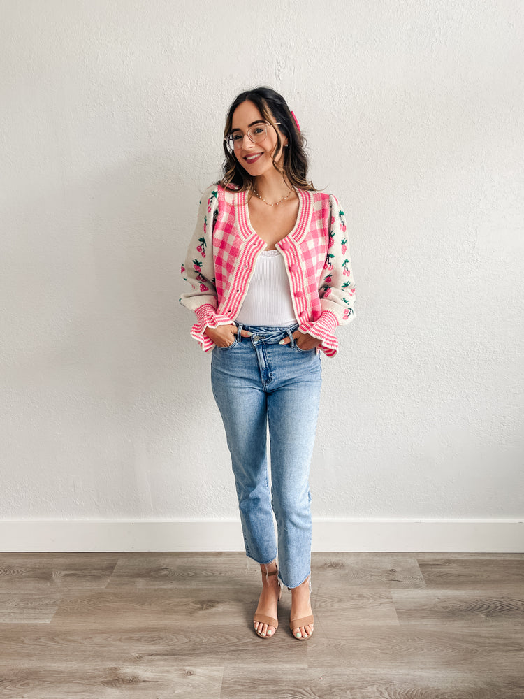 Berry Baby Cardigan