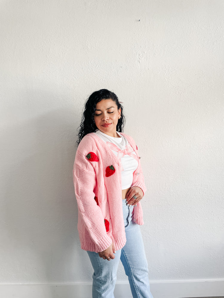 Strawberry Shortcake Cardigan