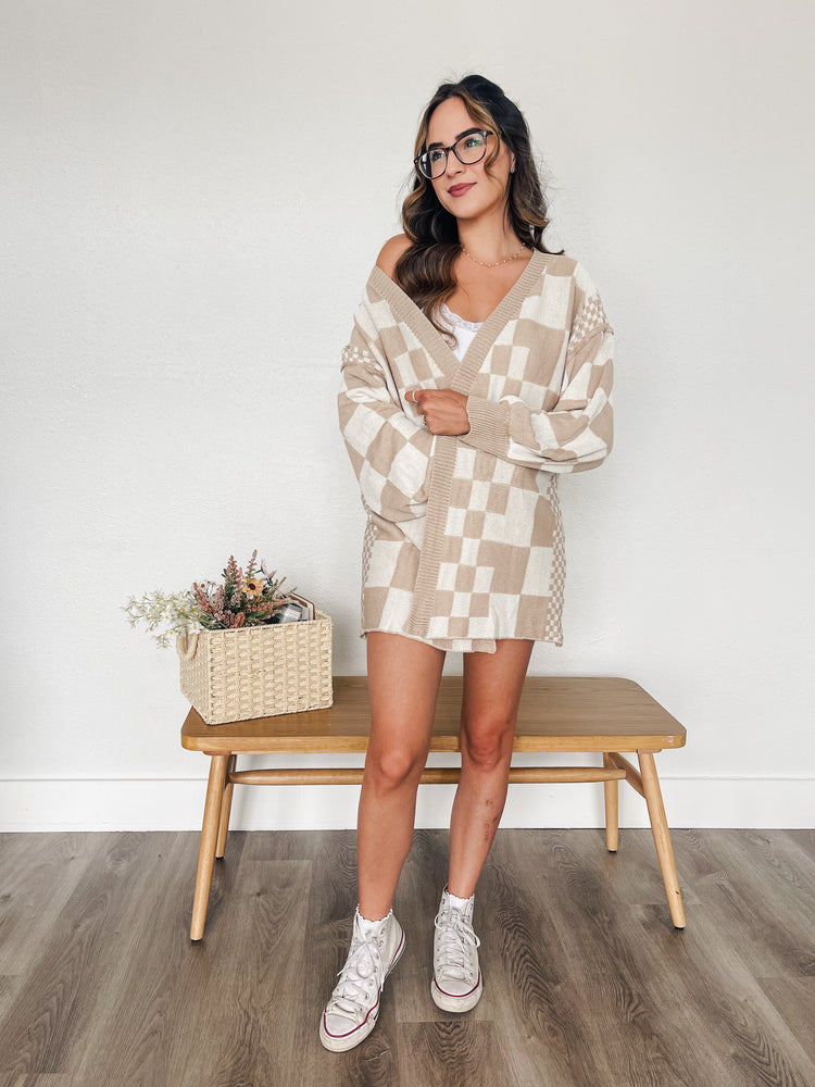 Checkmate Cardigan