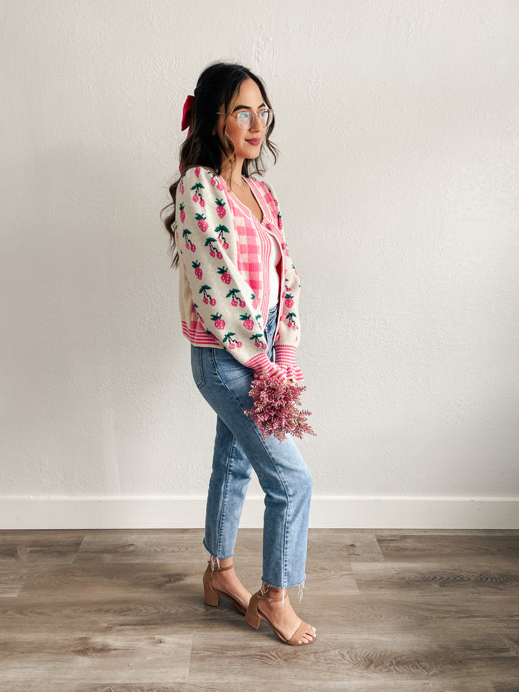 Berry Baby Cardigan