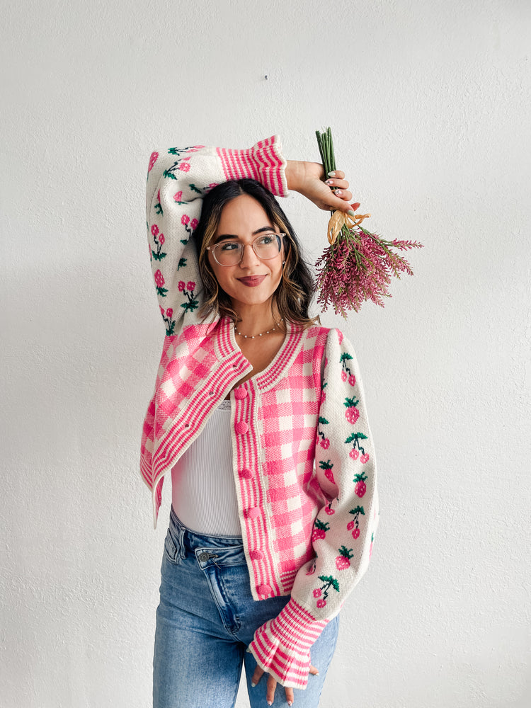 Berry Baby Cardigan