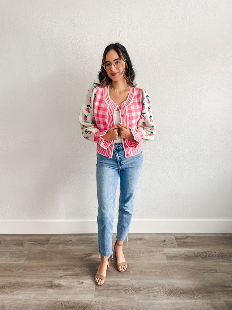 Berry Baby Cardigan