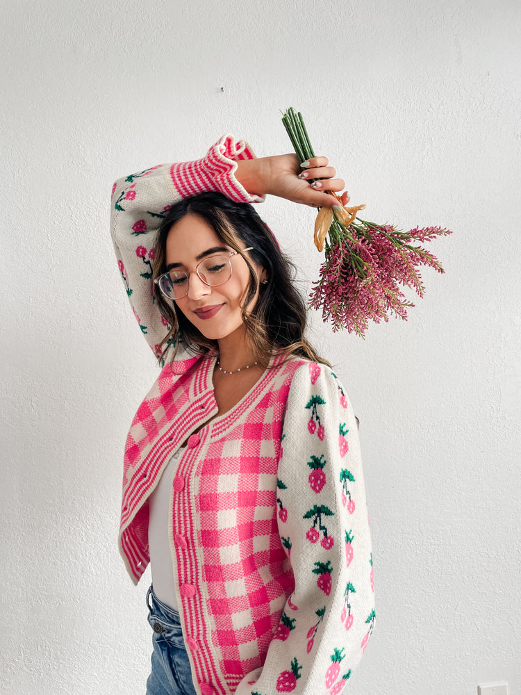 Berry Baby Cardigan