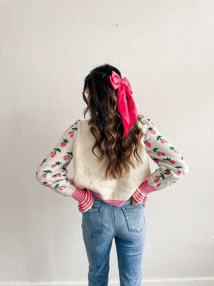 Berry Baby Cardigan