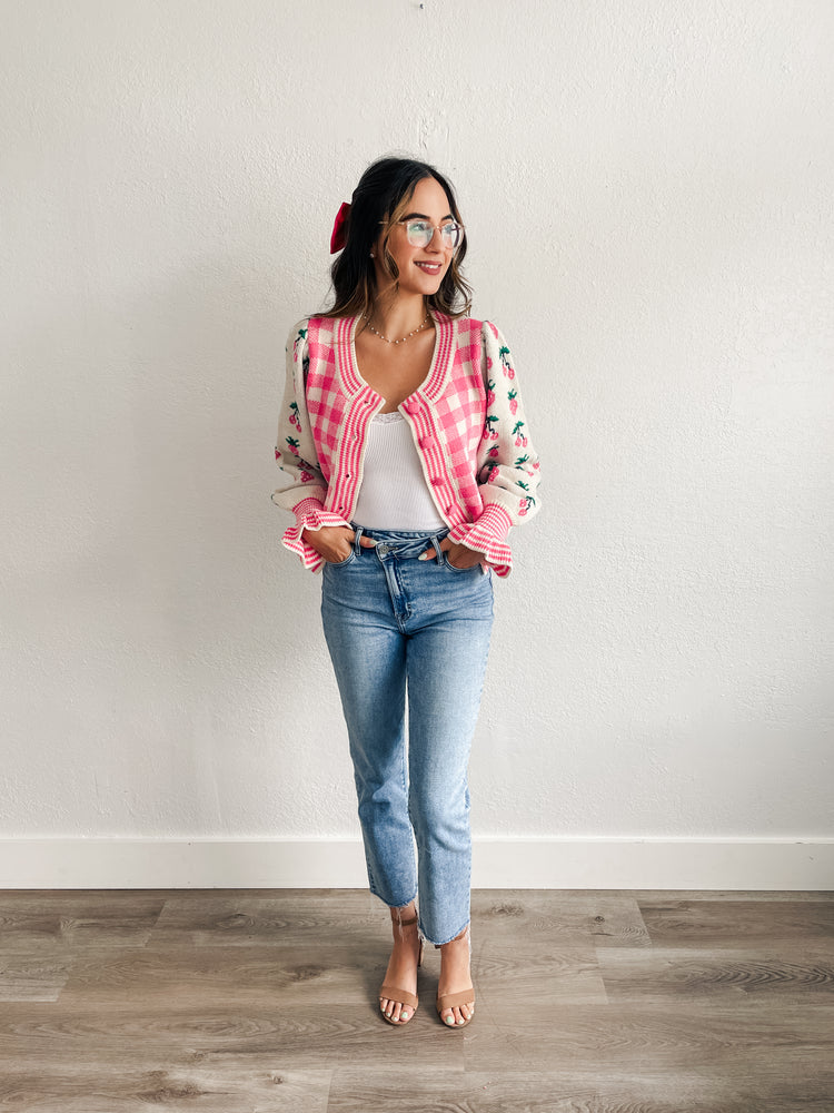 Berry Baby Cardigan