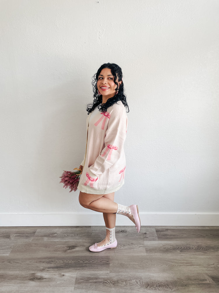 Bow Kisses Cardigan