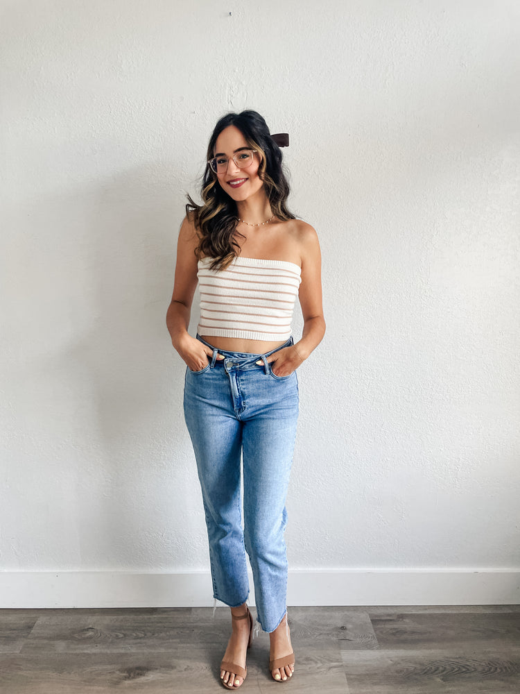 Neutral Princess Top