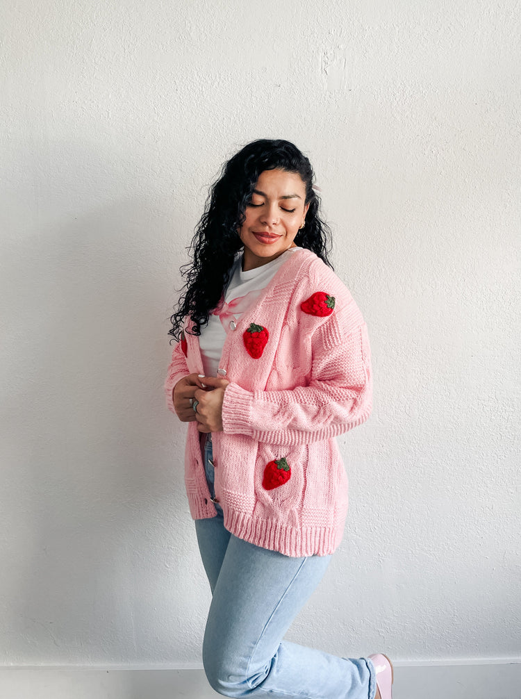 Strawberry Shortcake Cardigan