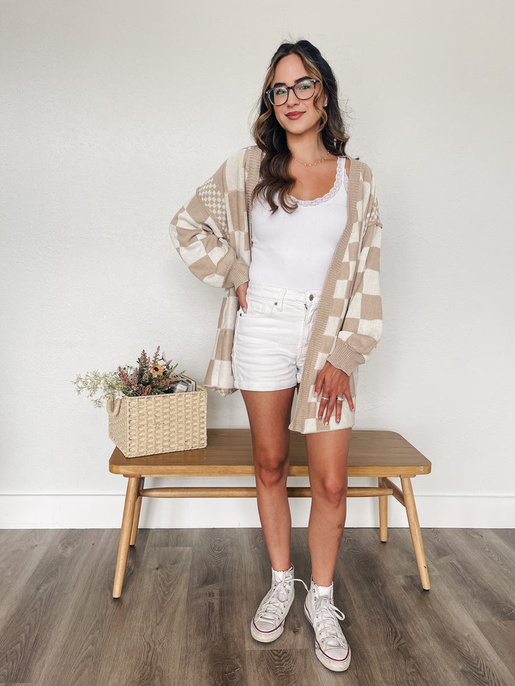 Checkmate Cardigan
