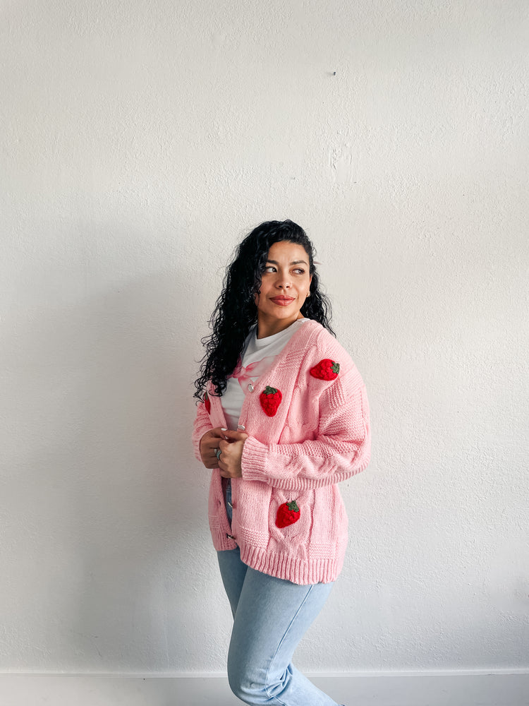 Strawberry Shortcake Cardigan