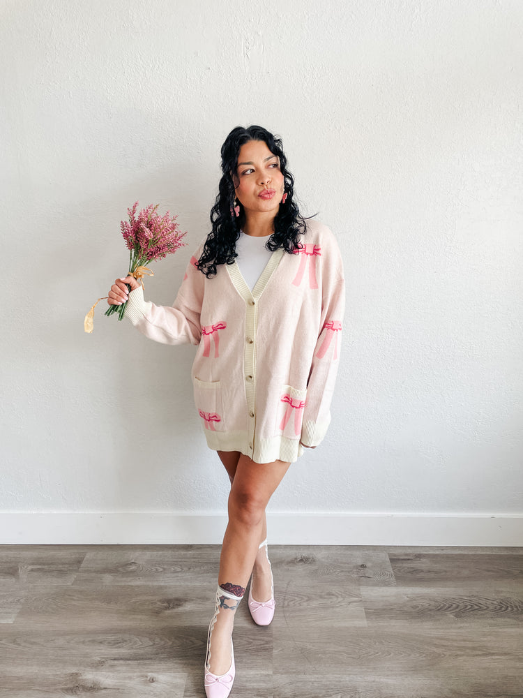 Bow Kisses Cardigan
