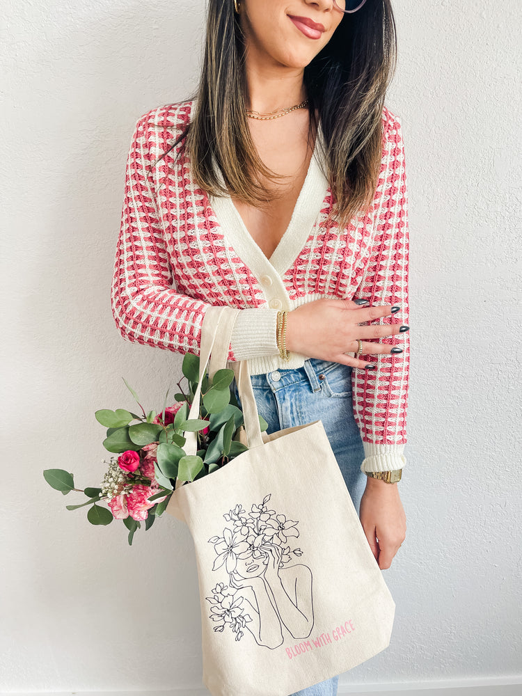 Bloom With Grace Tote Bag