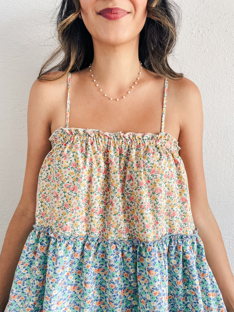 Floral Patch Dress