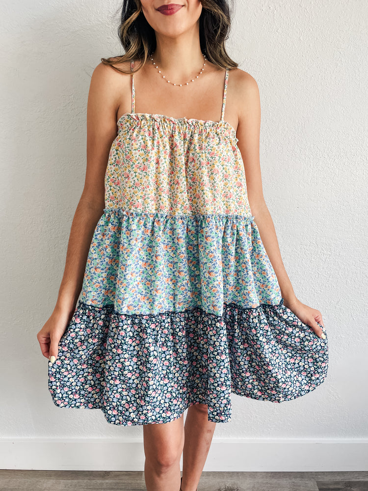 Floral Patch Dress