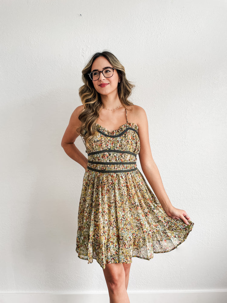 Vintage Floral Dress