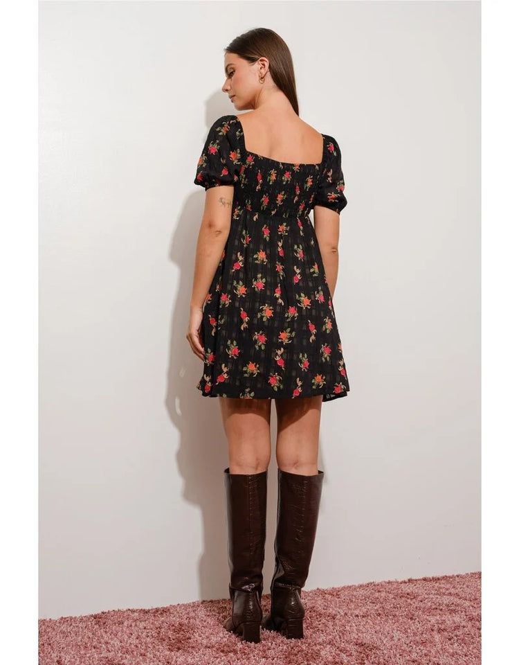 Holidaze Babydoll Dress