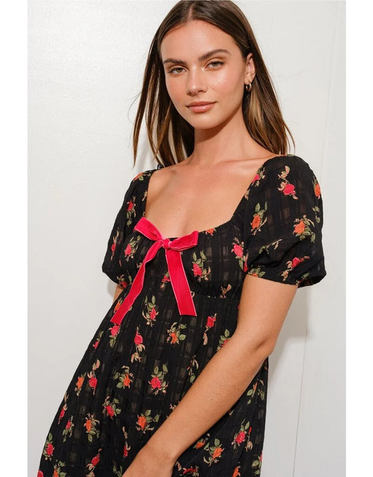 Holidaze Babydoll Dress